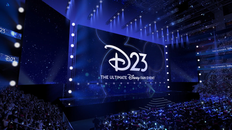 Stage at the D23 Fan Event