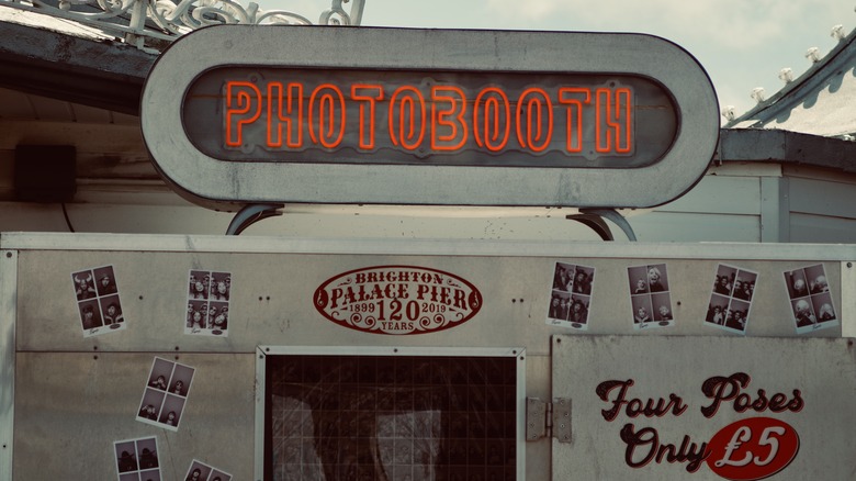 vintage photo booth