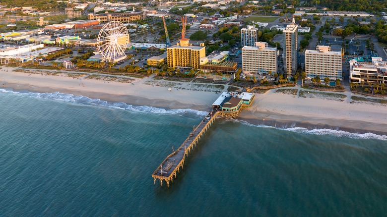aerial view of Myrtle Beach