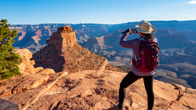 Woman at the Grand Canyon