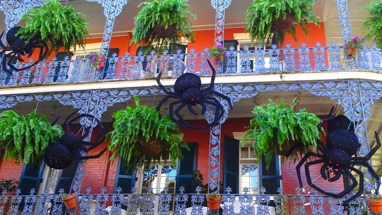 French Quarter Halloween decorations