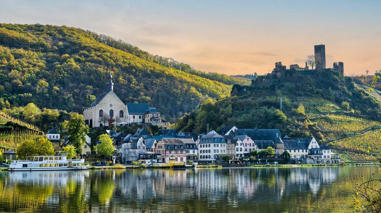 Landscape of Beilstein and river