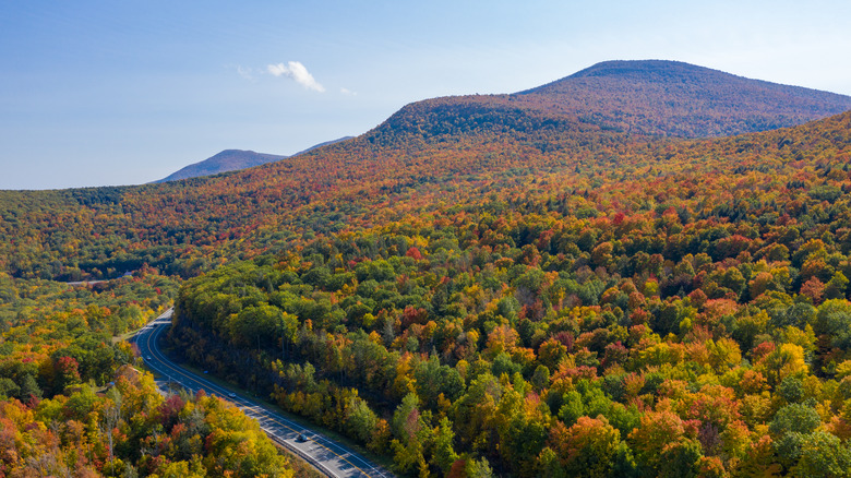 Catskill Mountains in fall